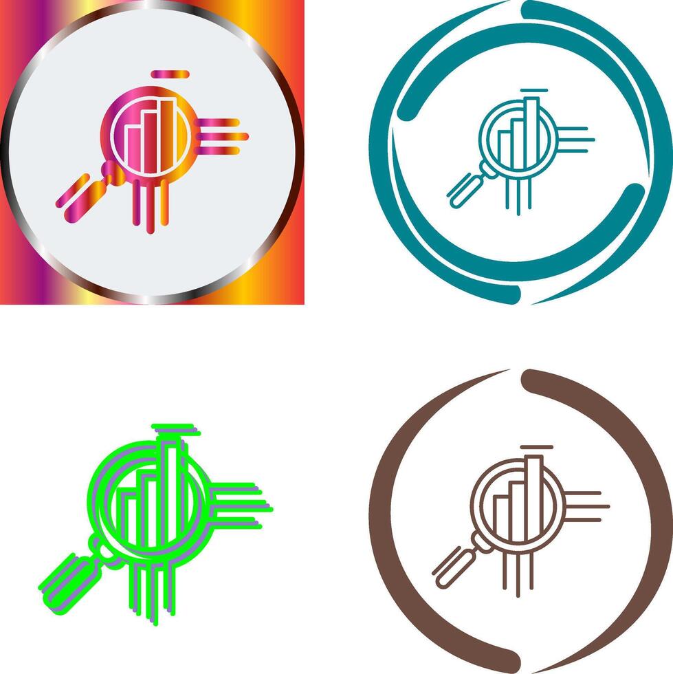 Business Analytics Icon Design vector