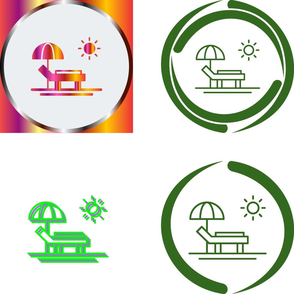 Hammock Icon Design vector