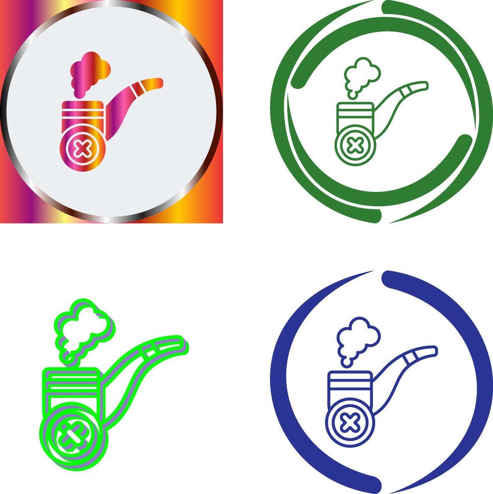 No Cigar Icon Design vector