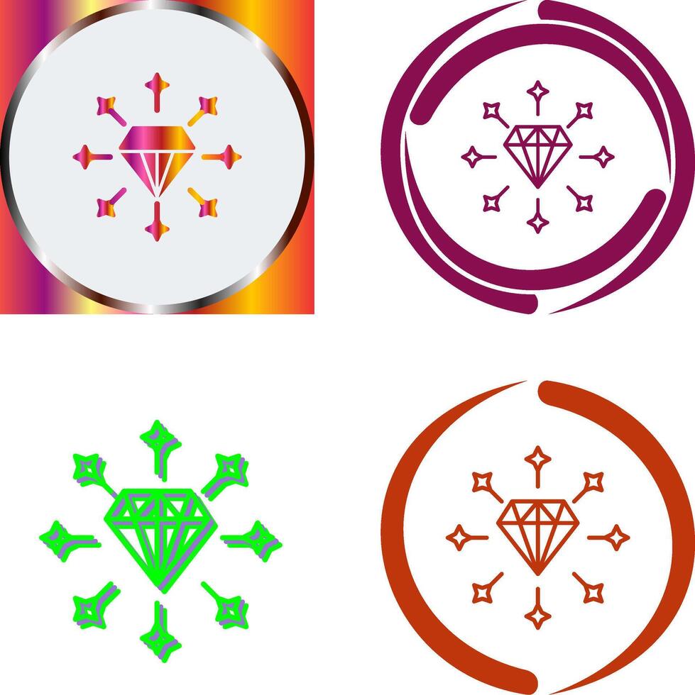 Diamond Icon Design vector