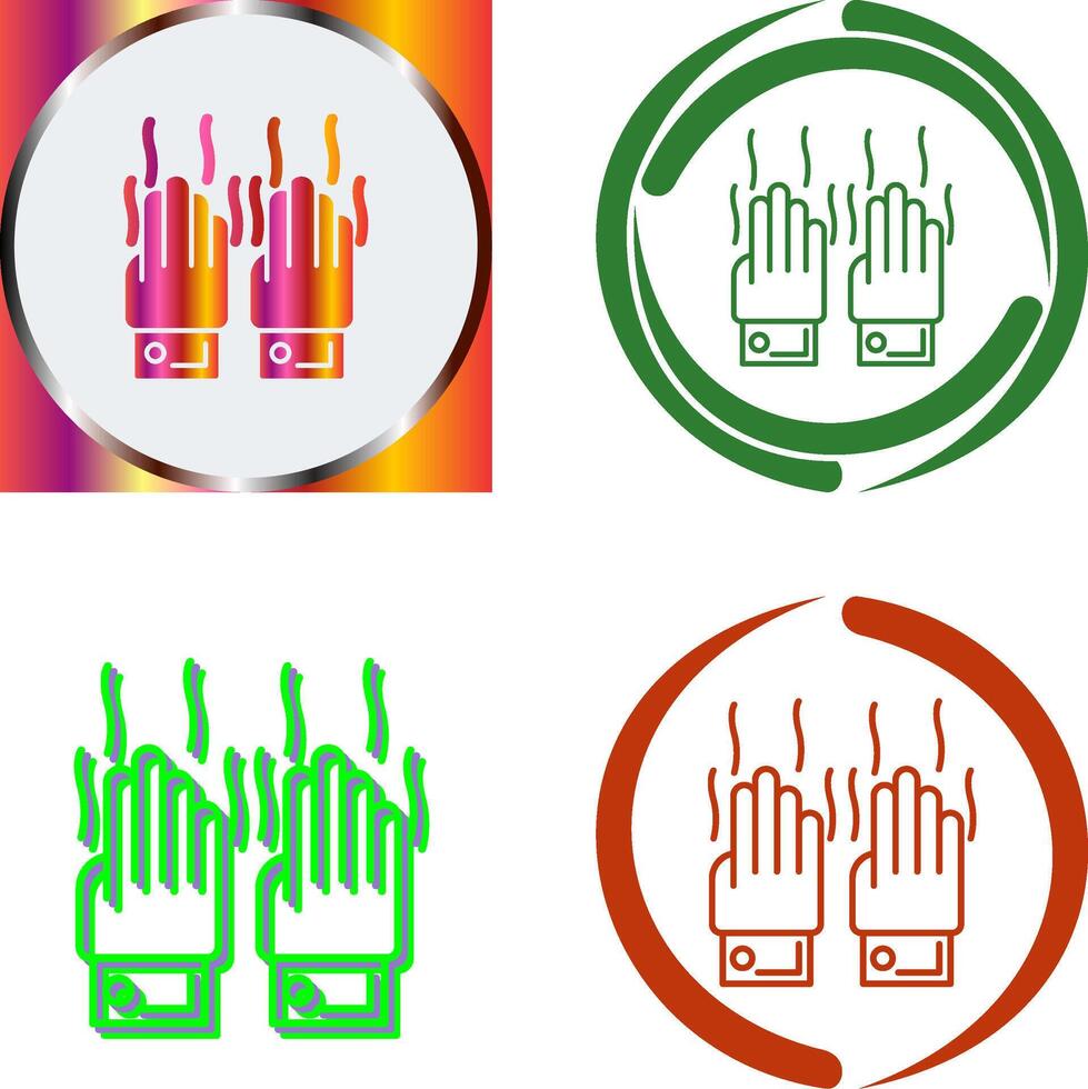 Smelly Hands Icon Design vector
