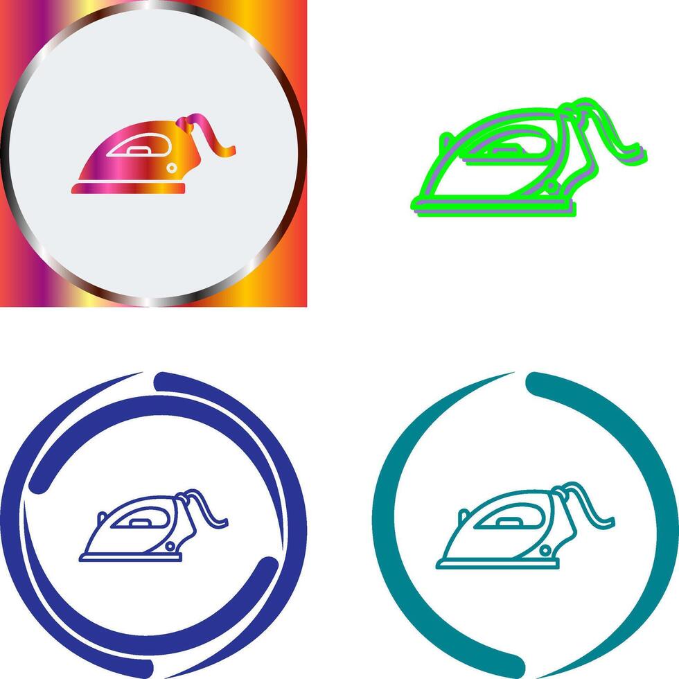 Iron Icon Design vector