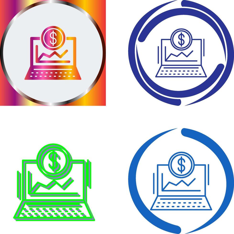 Laptop Icon Design vector