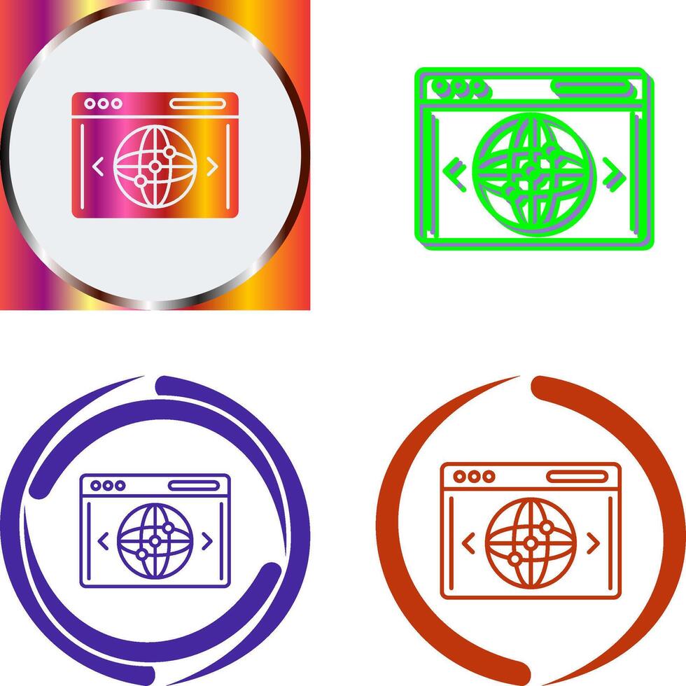 Website Icon Design vector