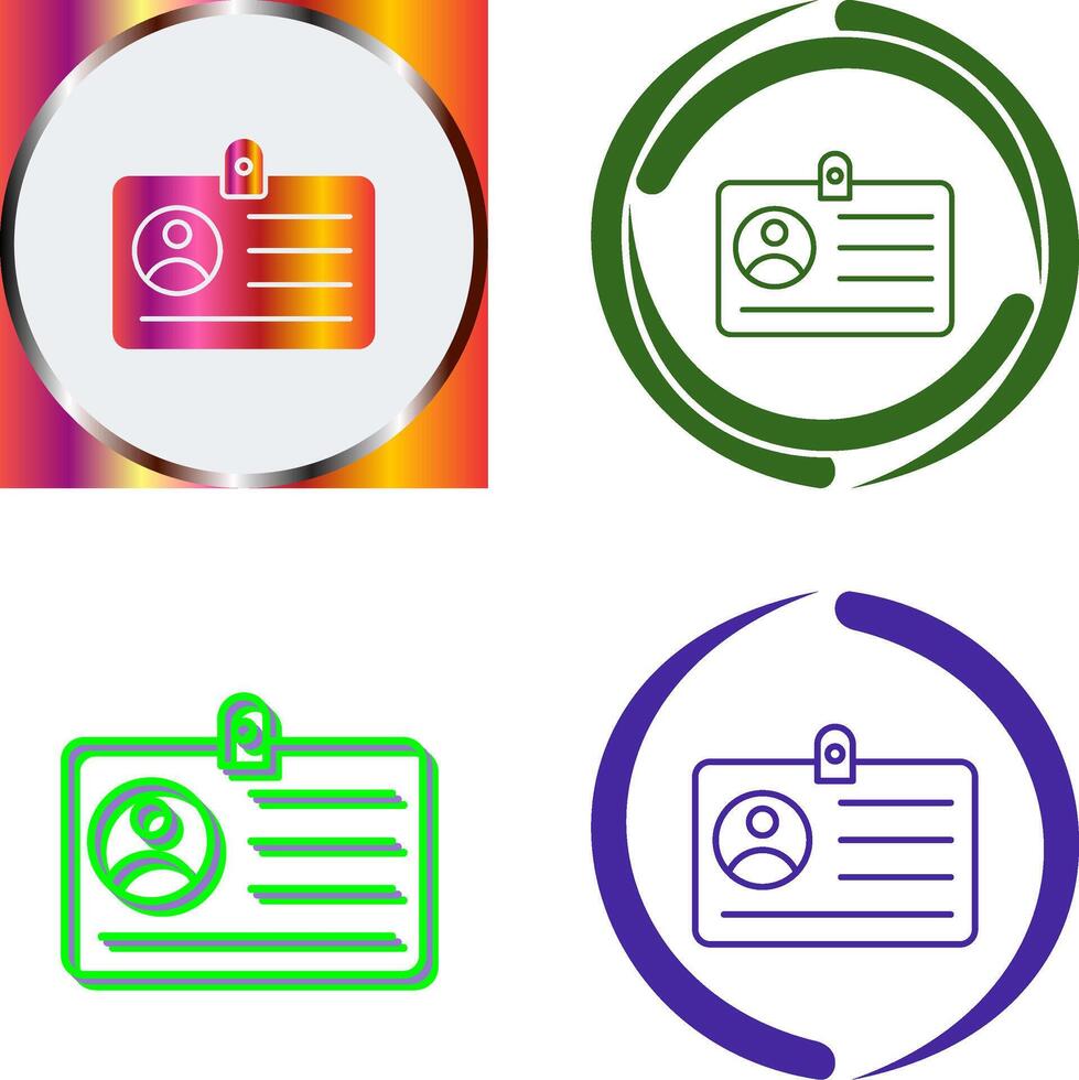 Card Icon Design vector