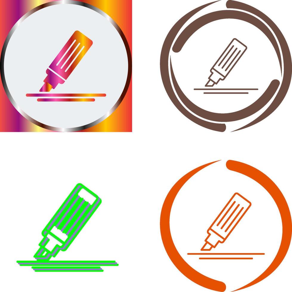 Marker Icon Design vector