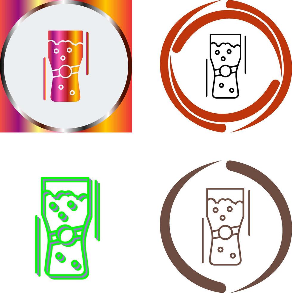 Pint Of Beer Icon Design vector