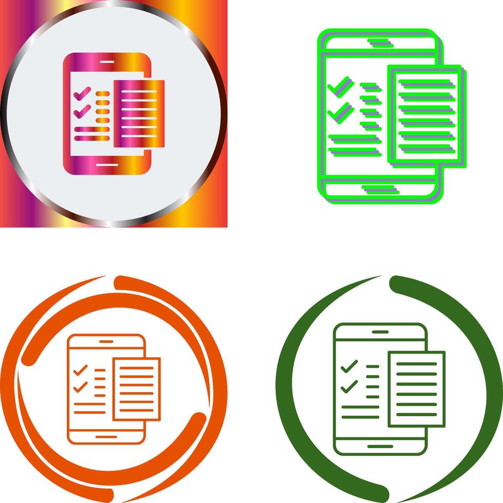 Check List Icon Design vector