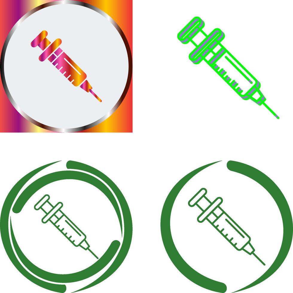 Injection Icon Design vector