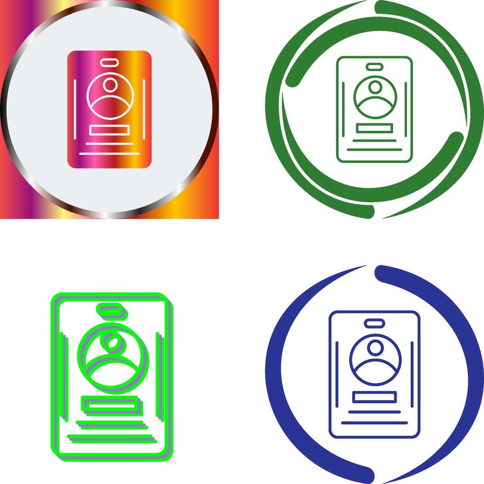 Office Card Icon Design vector