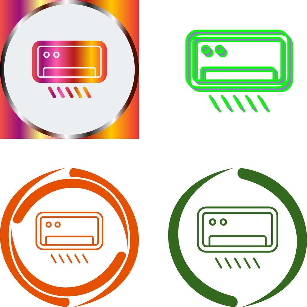Air Conditioner Icon Design vector