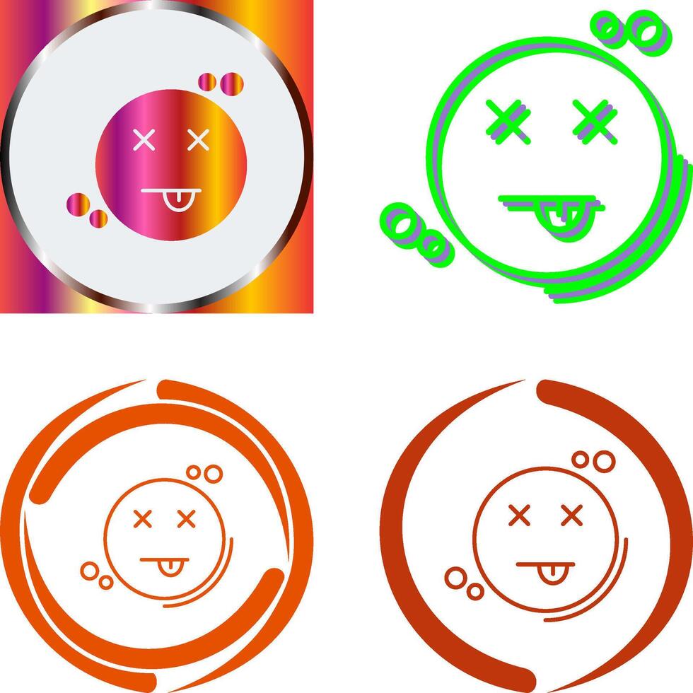 Dead Icon Design vector