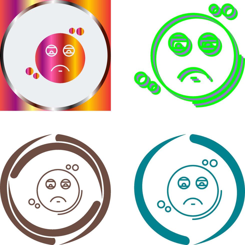 Tired Icon Design vector