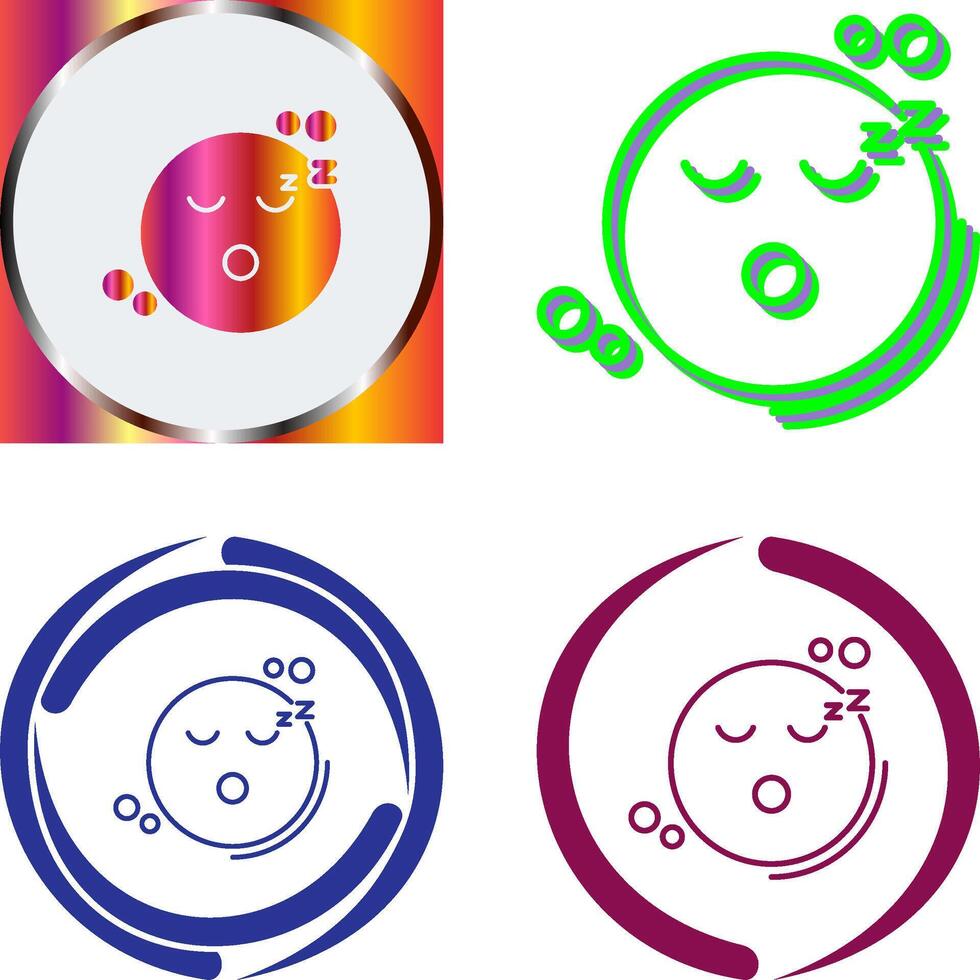 Sleep Icon Design vector