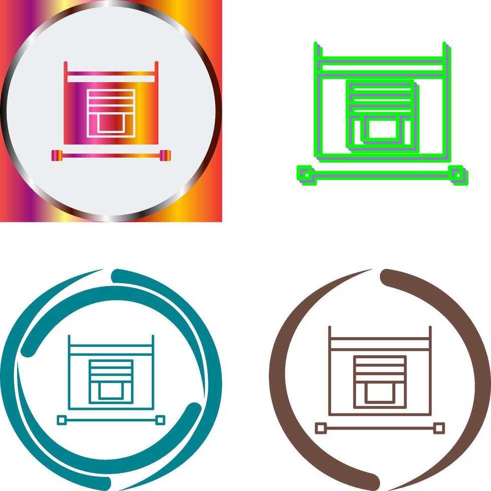 Blind Icon Design vector