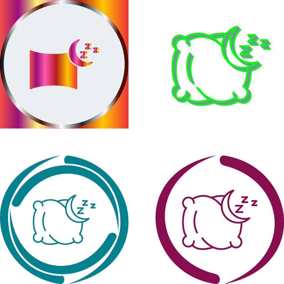 Pillow Icon Design vector