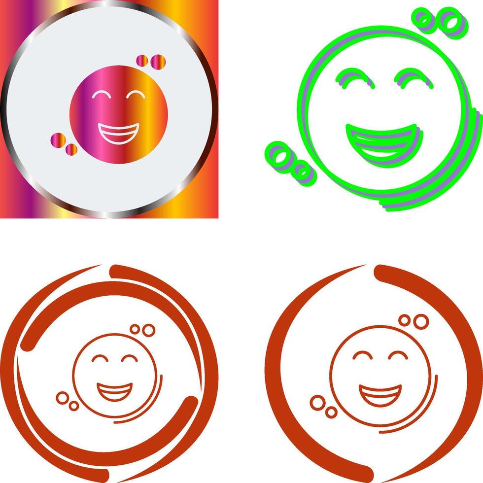 Happy Icon Design vector