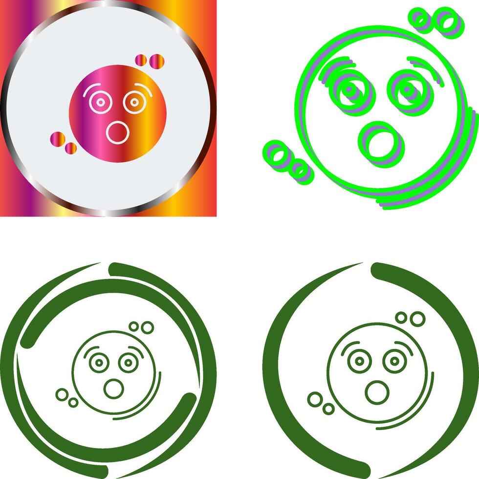 Surprised Icon Design vector