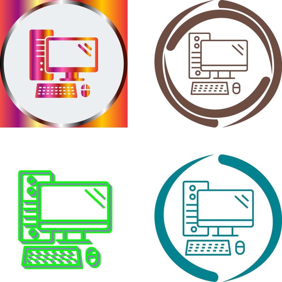 Computer Icon Design 45577575 Vector Art at Vecteezy