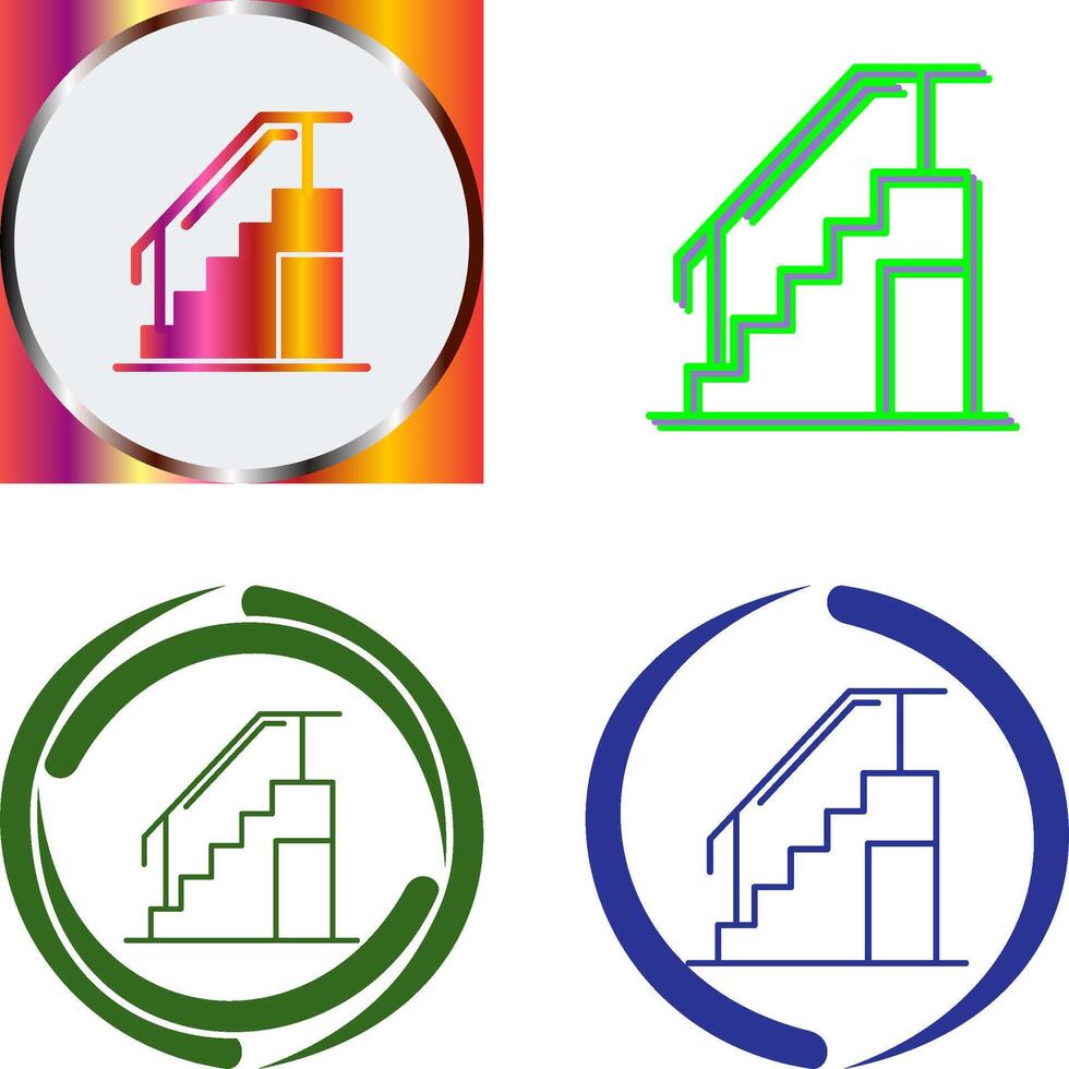 Stairs Icon Design vector