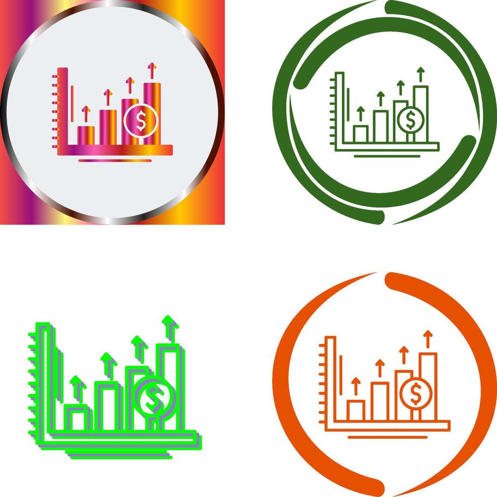 Profit Icon Design vector