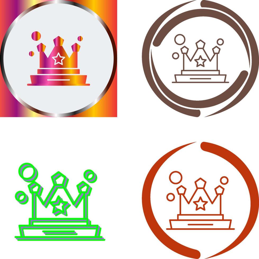Crown Icon Design vector