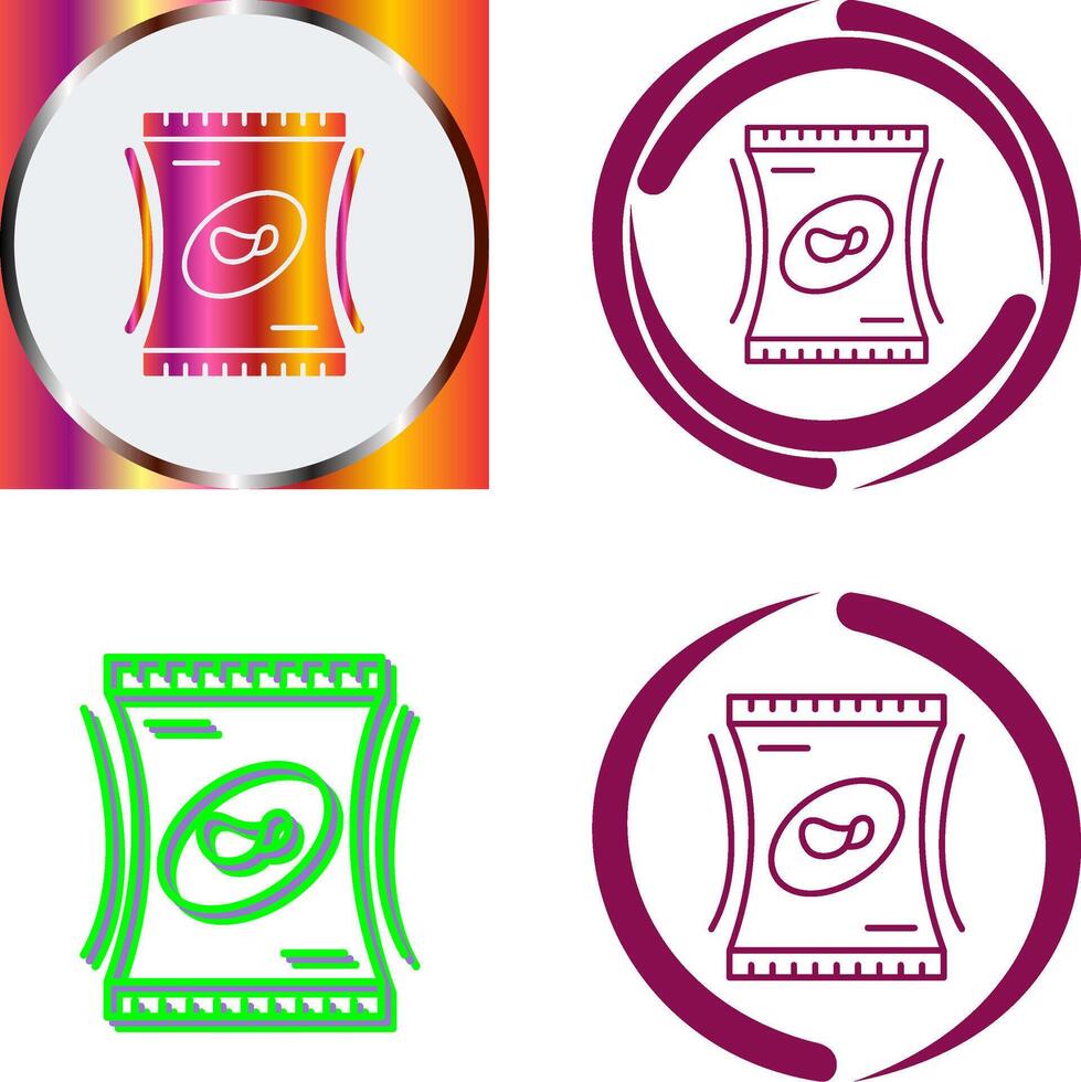 Snack Icon Design vector