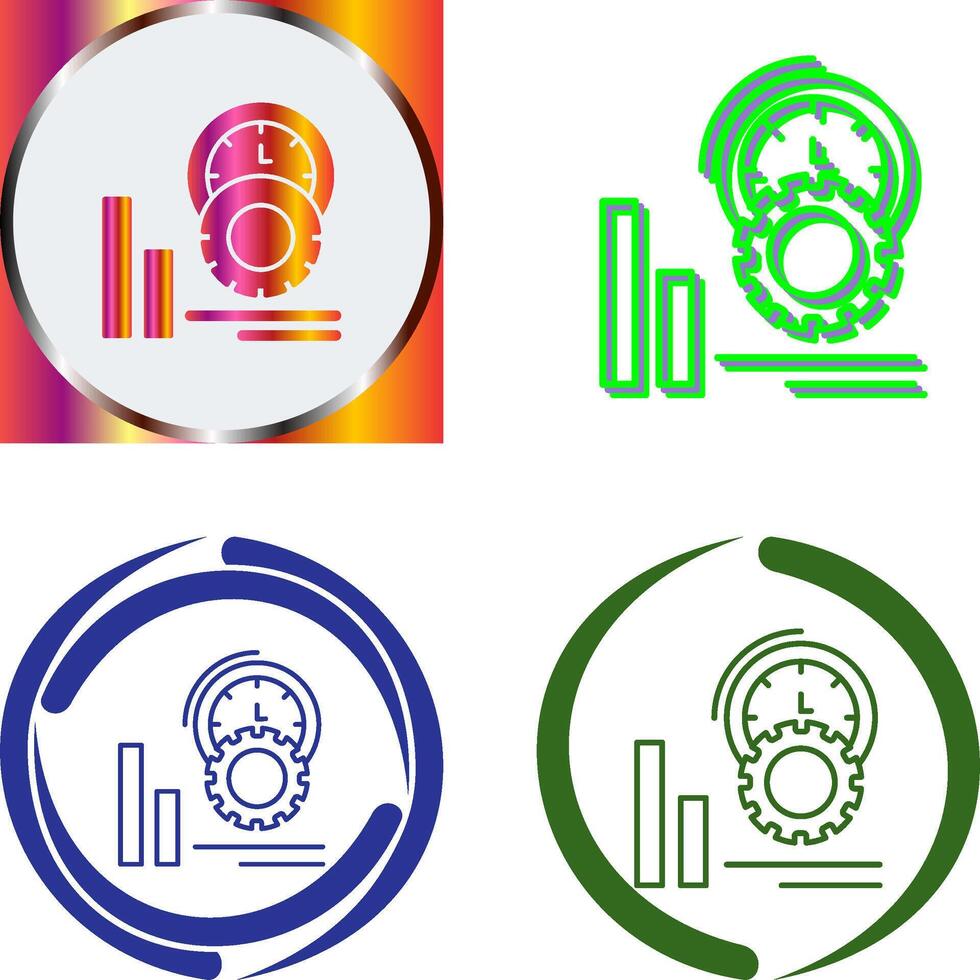 Performance Icon Design vector