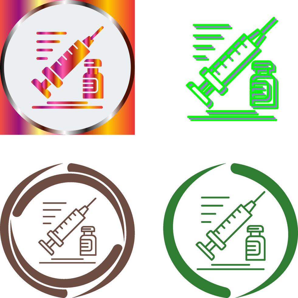 Syringe Icon Design vector