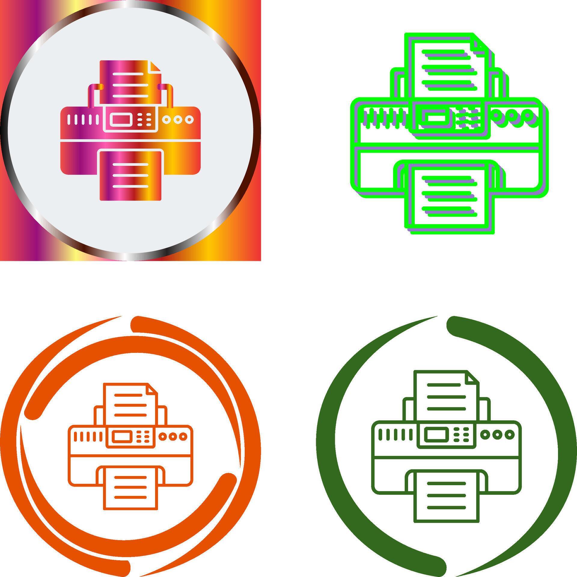 Printer Icon Design 45577774 Vector Art at Vecteezy