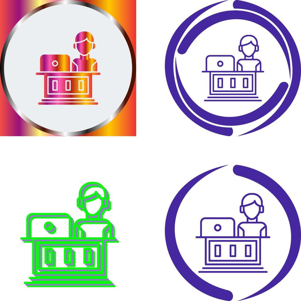 Employee Icon Design vector