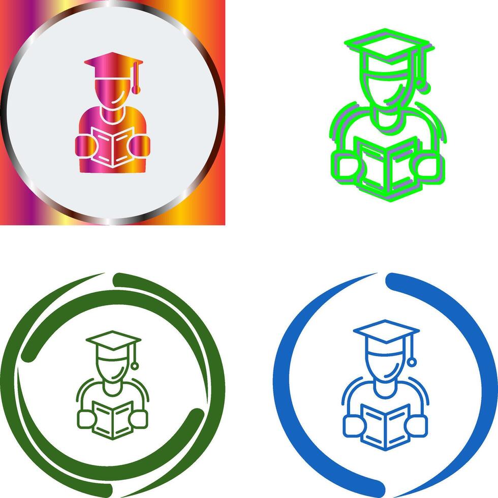 Learning Icon Design vector