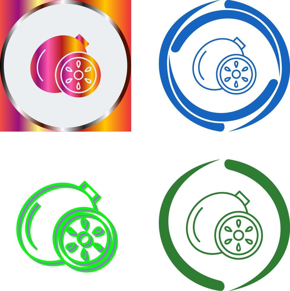 Kiwi Icon Design vector