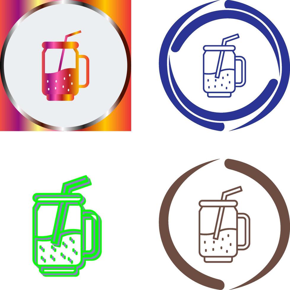 Cocktail Icon Design vector