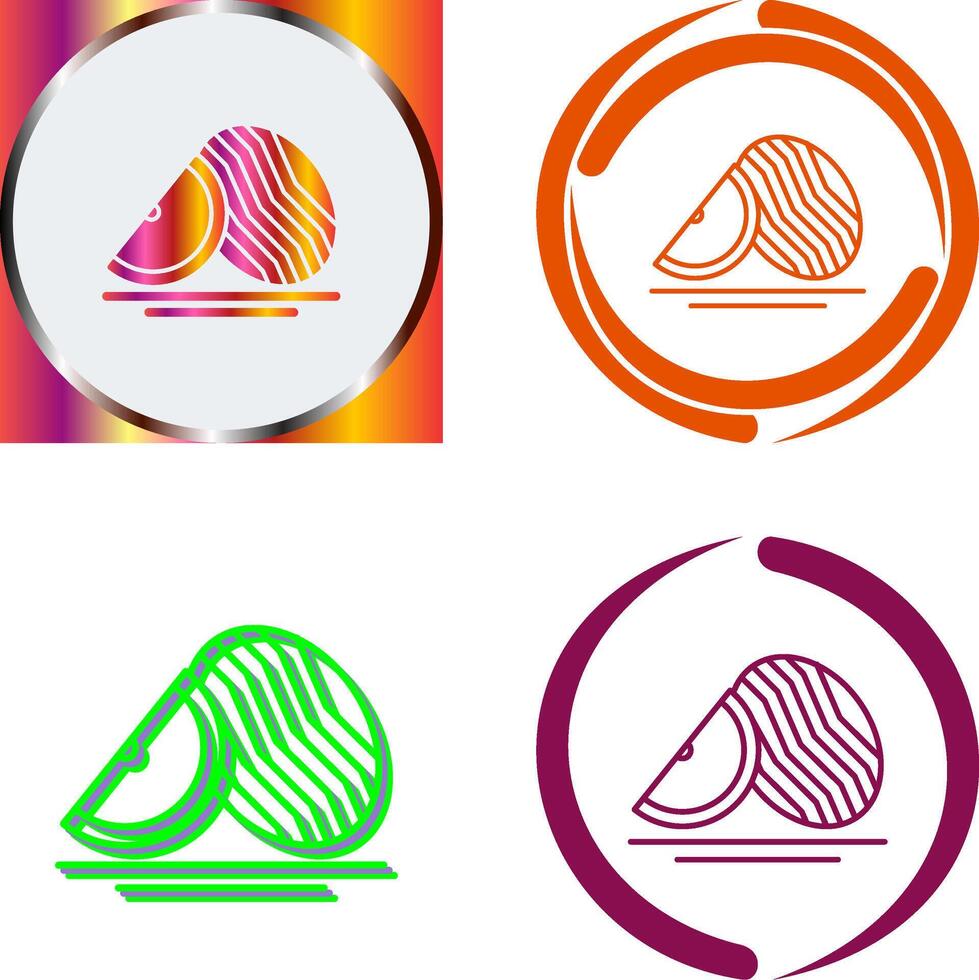 Watermelon Icon Design vector