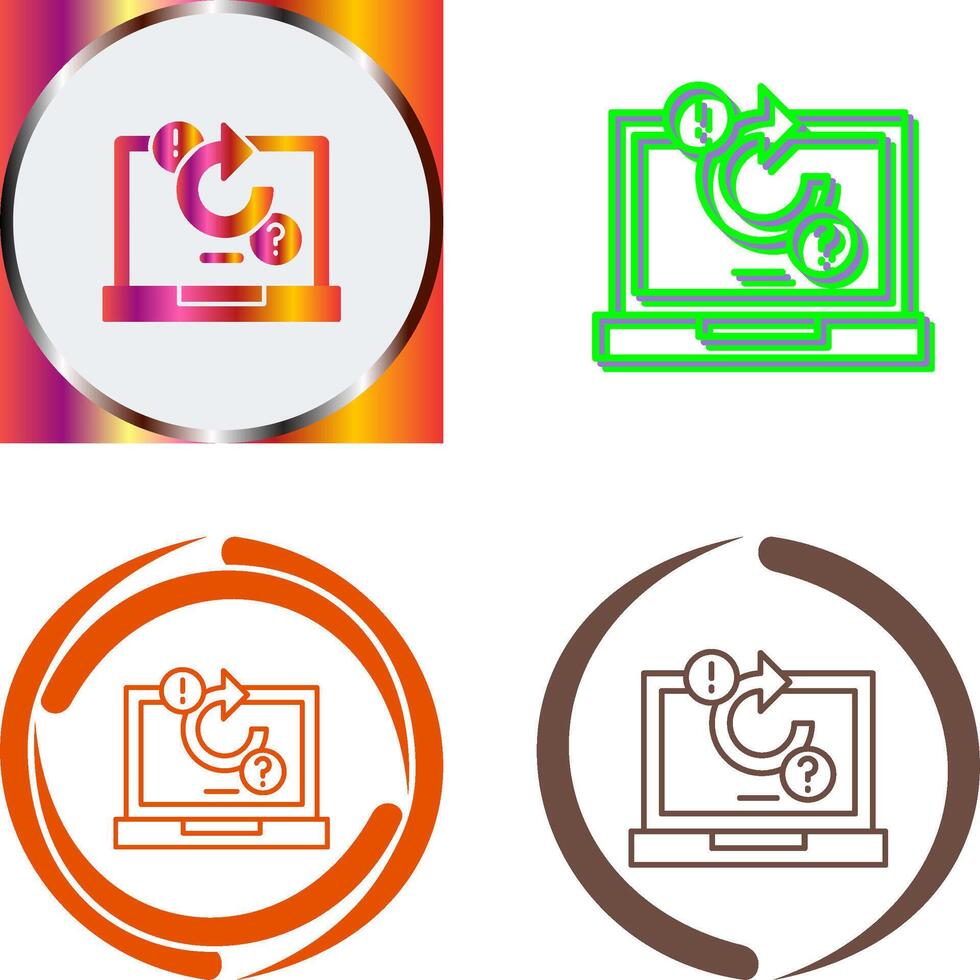 Problem solving Icon Design vector