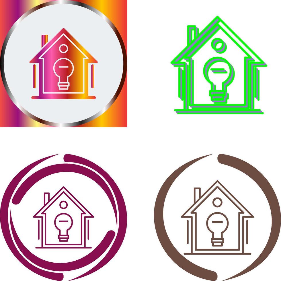 Home Automation Icon Design vector