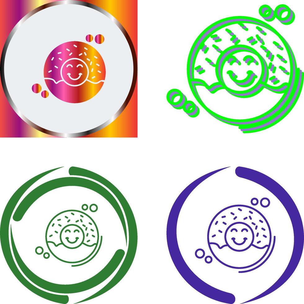 Donut Icon Design vector