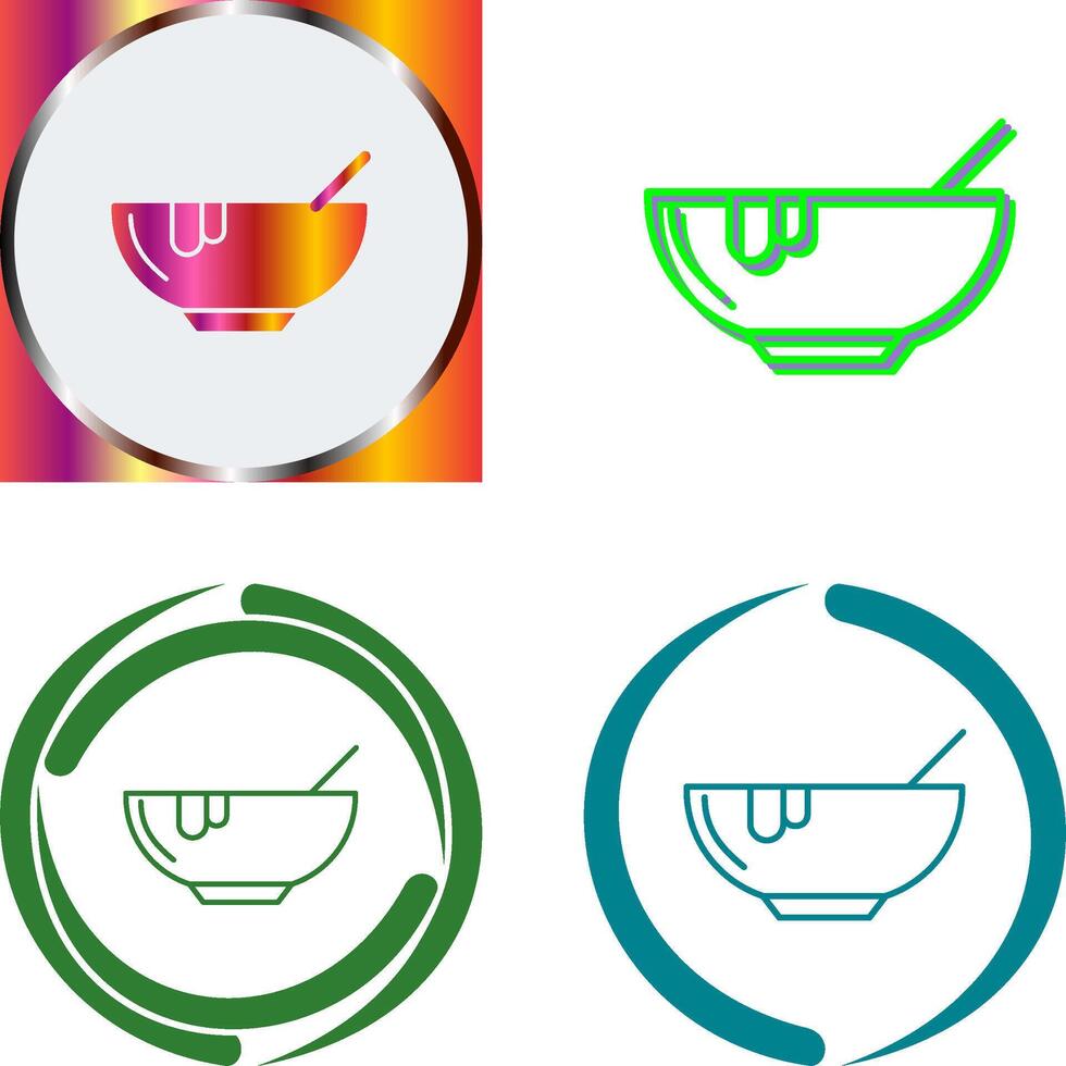 Soup Icon Design vector