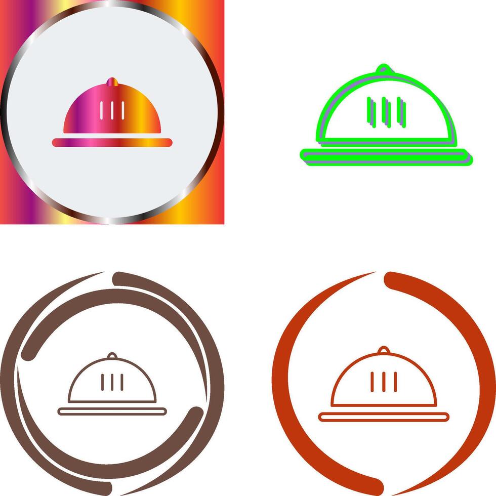 Dish Icon Design vector