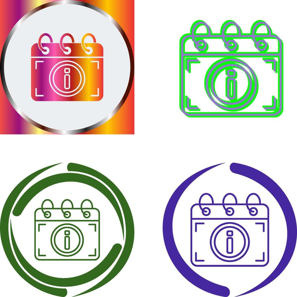 Calendar Icon Design vector