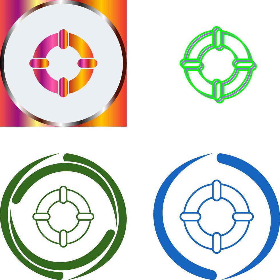 Life Saver Icon Design vector