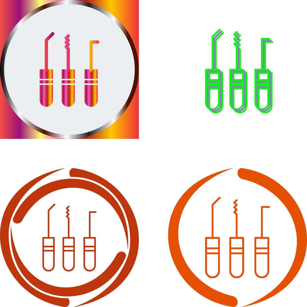 Lockpick Icon Design vector