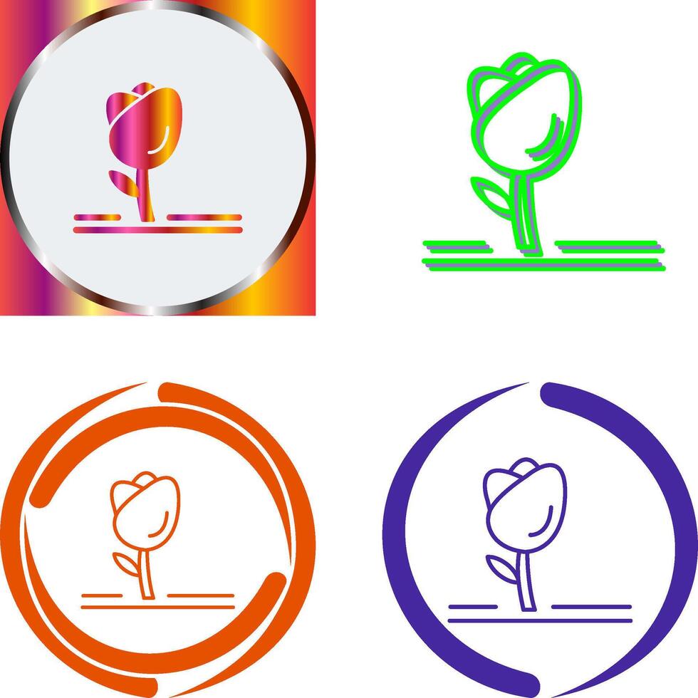 Tulip Icon Design vector