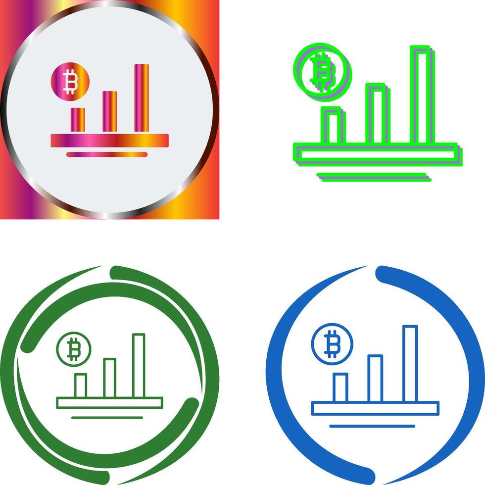Chart Icon Design vector