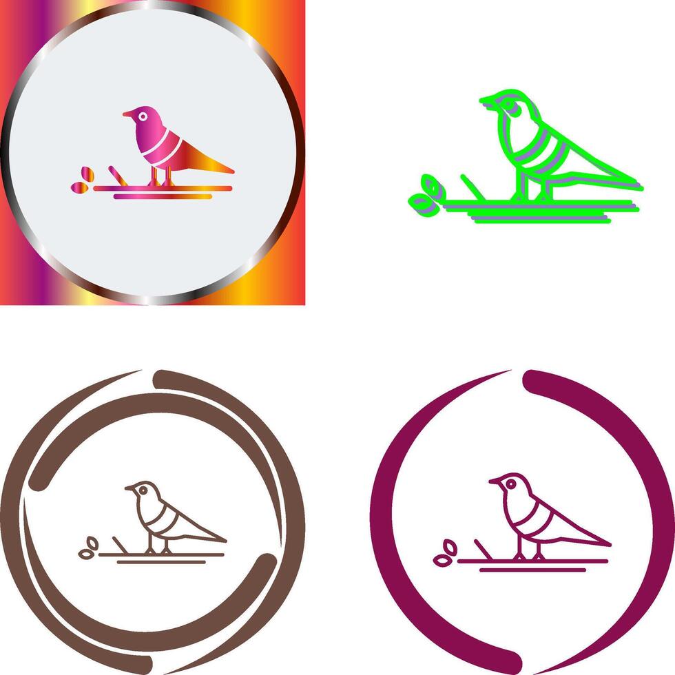 Bird Icon Design vector