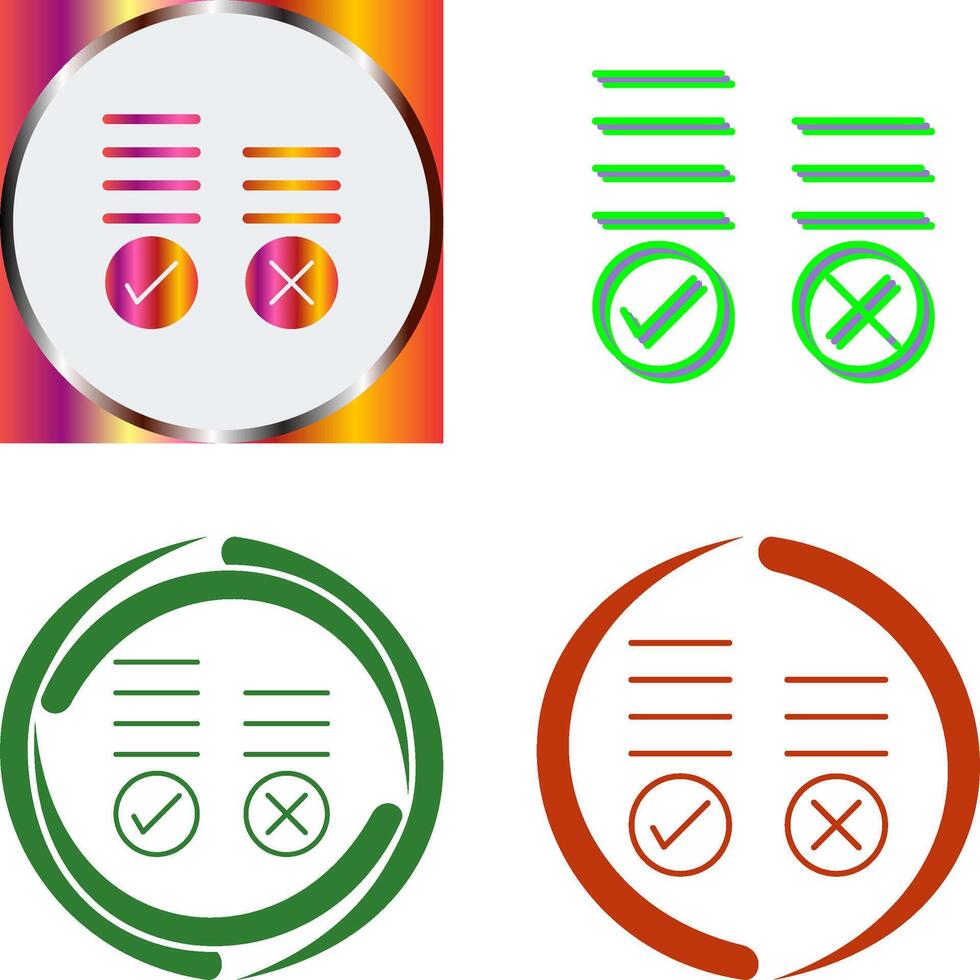 Voting Result Icon Design vector