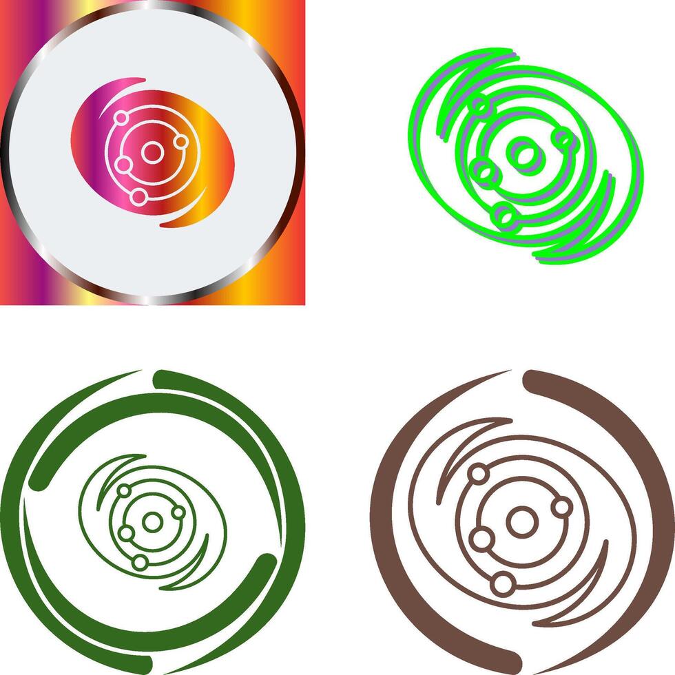 Galaxy Icon Design vector