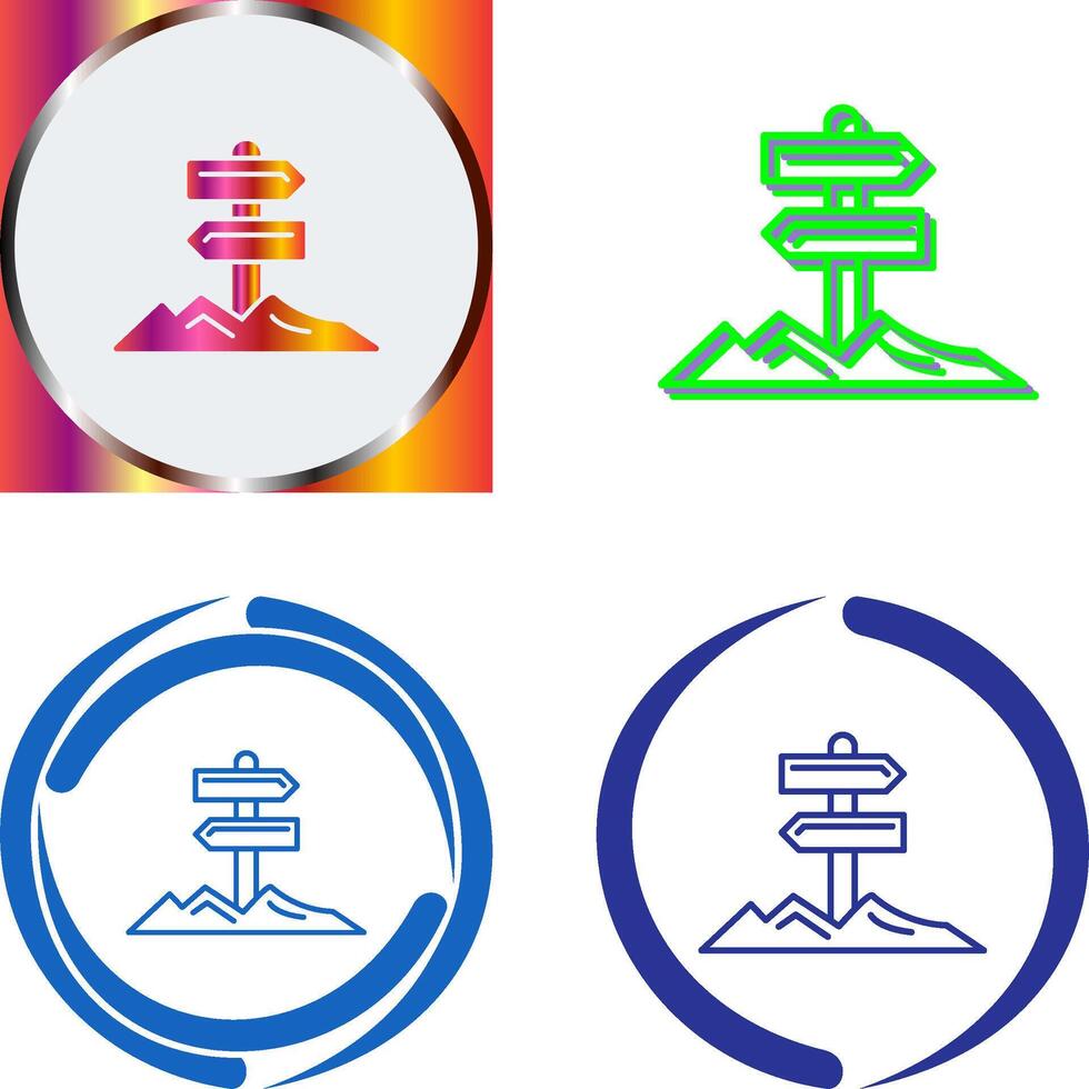 Direction Icon Design vector