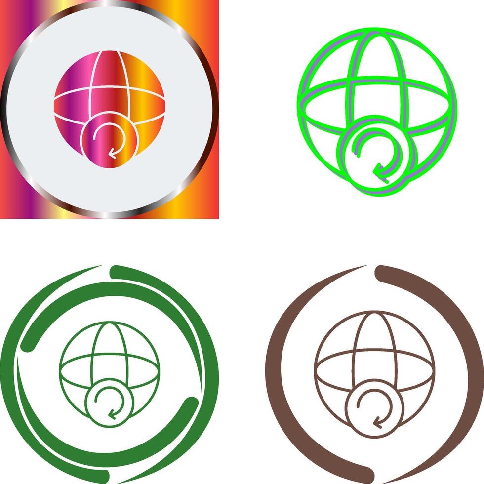 Earth Icon Design vector